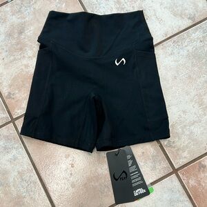 TLF Tempo 6 inch workout shorts.
